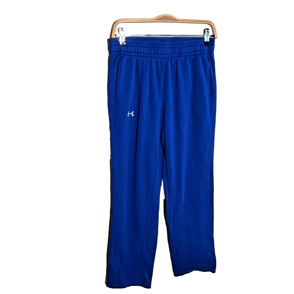 Under Armour Command Warm-Up Pants High Rise Royal Blue Sweat‎ Pants Size Small